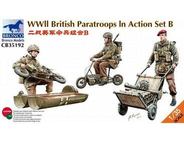 Bronco Kits 1/35 British Paratroops in Action Set B WWII