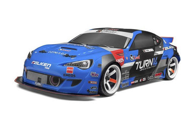 hpi racing SAVAGE ボディ 黒/青 フレイムパターン hpi-racing-110-rs4-sport-3-