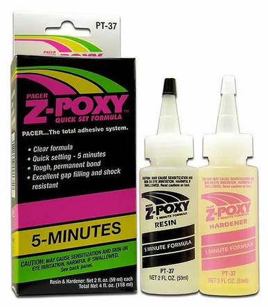 ZAP Z-Poxy 5 Minute Epoxy Resin Adhesive 4oz/118ml
