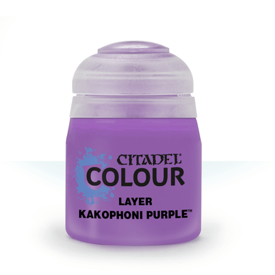Games Workshop Citadel Paint: Kakophoni Purple Layer – 40K & Warhammer Age Sigmar