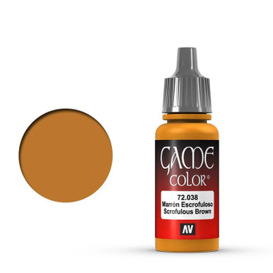 Vallejo 17ml Game Color 038 Scrofulous Brown