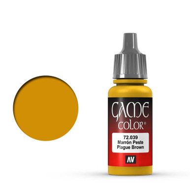 Vallejo 17ml Game Color 039 Plague Brown