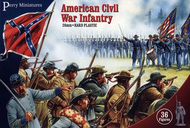 Perry Miniatures 28mm American Civil War Infantry Model Figures ...