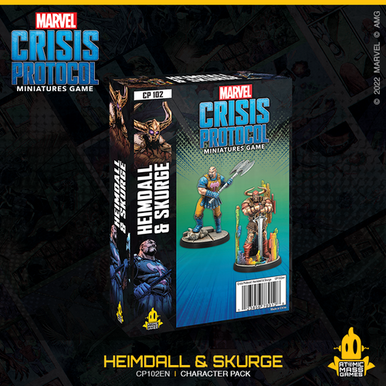 Atomic Mass Games Marvel Crisis Protocol: Heimdall & Skurge