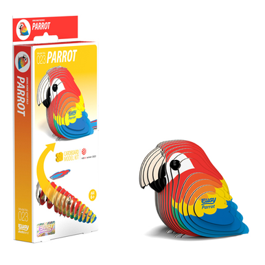 Eugy 23 Parrot Card 3D Puzzle