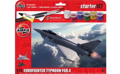 Airfix 1/72 Eurofighter Typhoon FGR.4 Starter Set