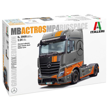 1/24イタレリ　 Mercedes Benz Actros MP4 Italeri 1/24 Mercedes Benz Actros MP4 review - YouTube