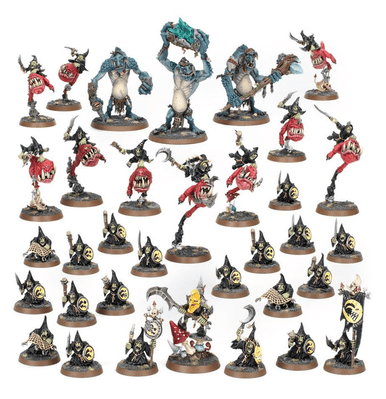 Games Workshop Age of Sigmar - Spearhead - Gloomspite Gitz - Moonclan - Bad Moon Madmob
