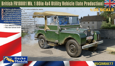 Gecko Models 1/35 Land Rover FV18001 Mk.1 80in 4x4 Utility Vehicle Late ...