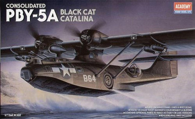 Academy 1/72 Consolidated PBY-5A Catalina Black Cat - Wonderland