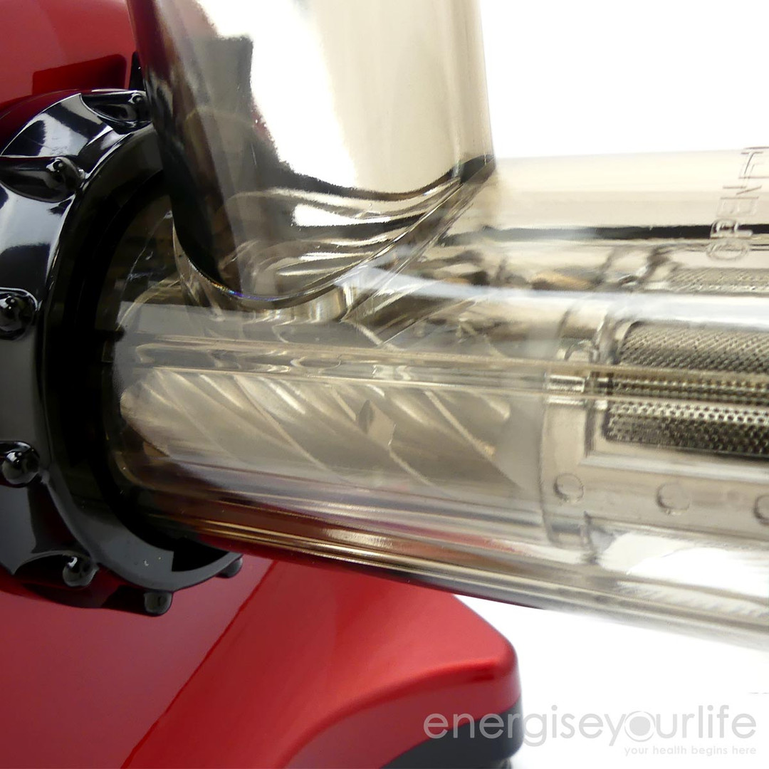 Omega TWN30S Twin Gear Slow Juicer in Red Energise Your Life