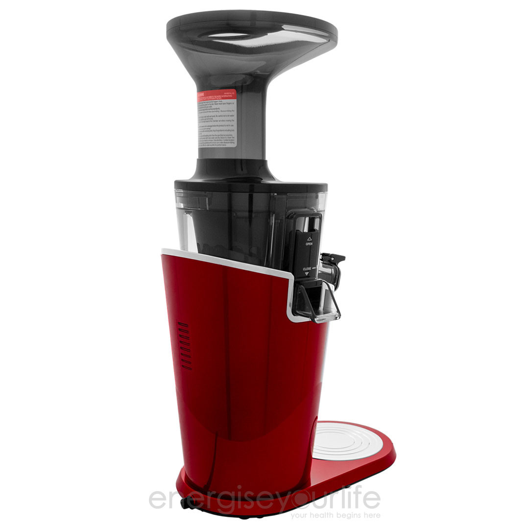 Hurom H100 Vertical Slow Juicer in Red Energise Your Life