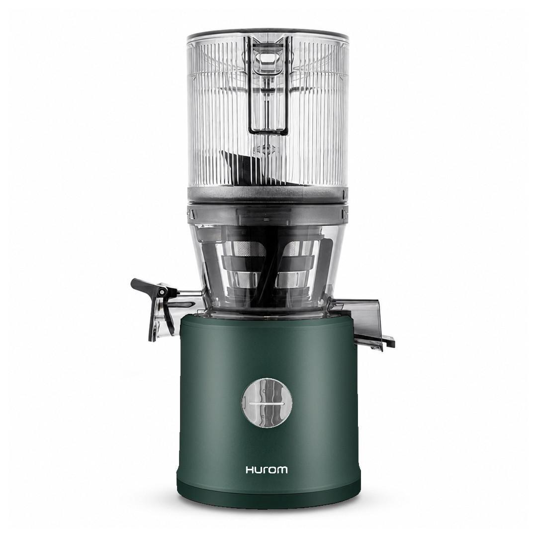 Hurom H80ST Pure Press Self-Feeding Slow Juicer in Kale Green