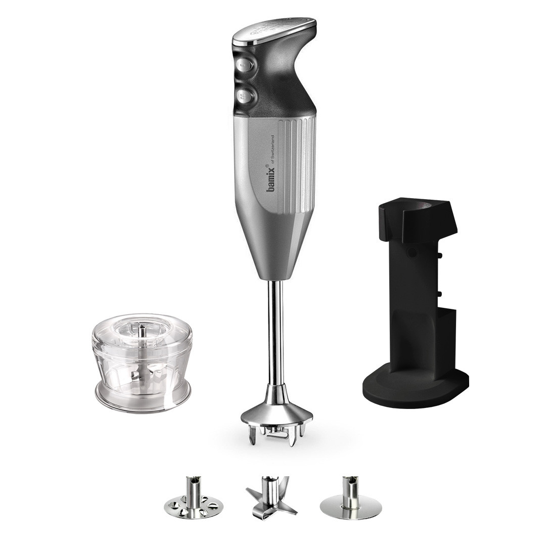 Bamix DeLuxe Hand Blender in Silver | Energise Your Life