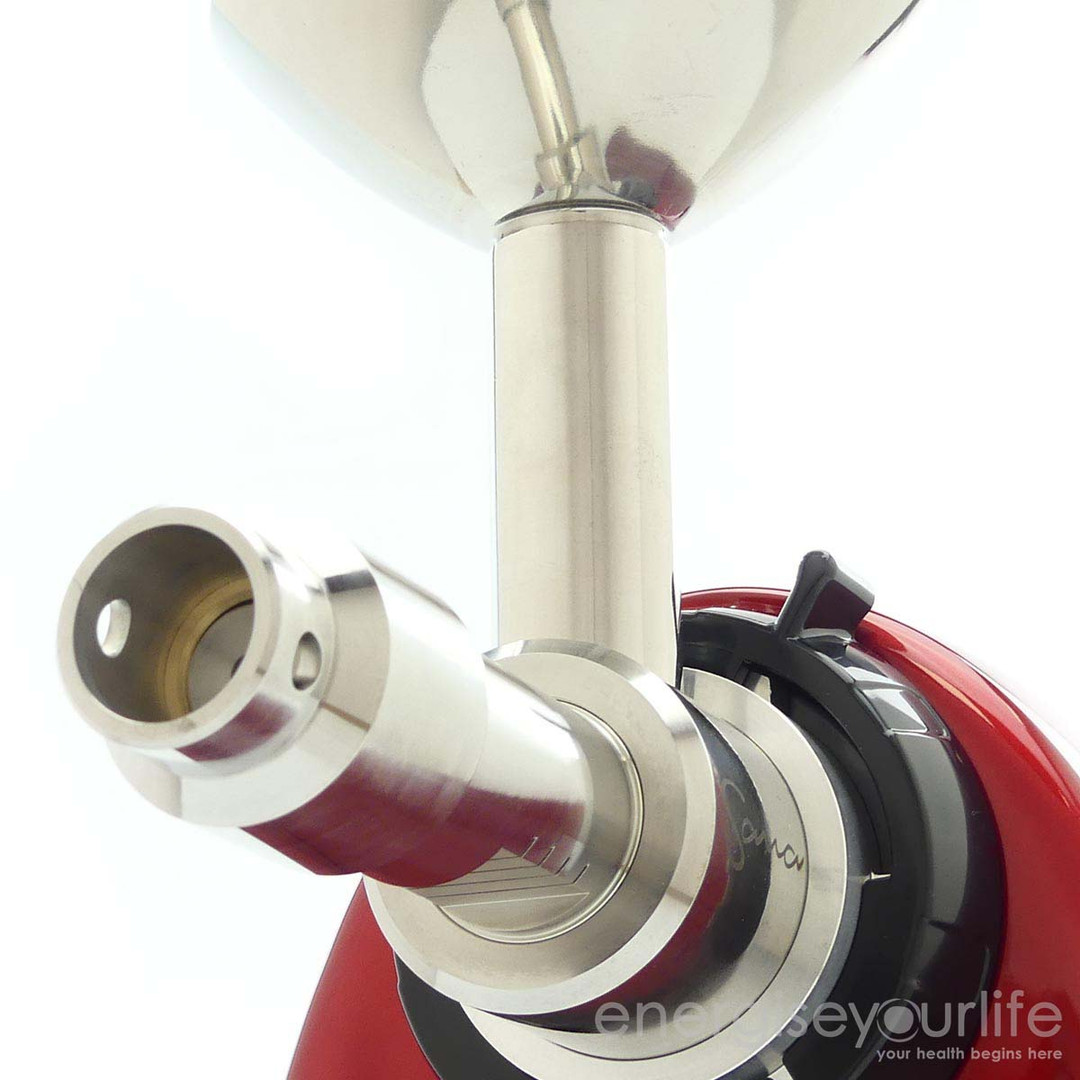 Omega Sana 707 Slow Juicer in Red with Oil Extractor Energise Your Life