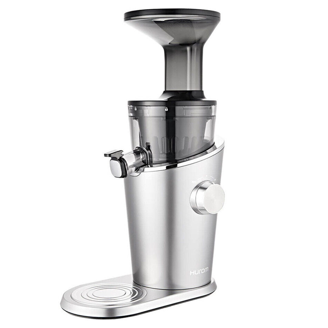 Hurom H100 Vertical Slow Juicer in Platinum Silver | Energise Your