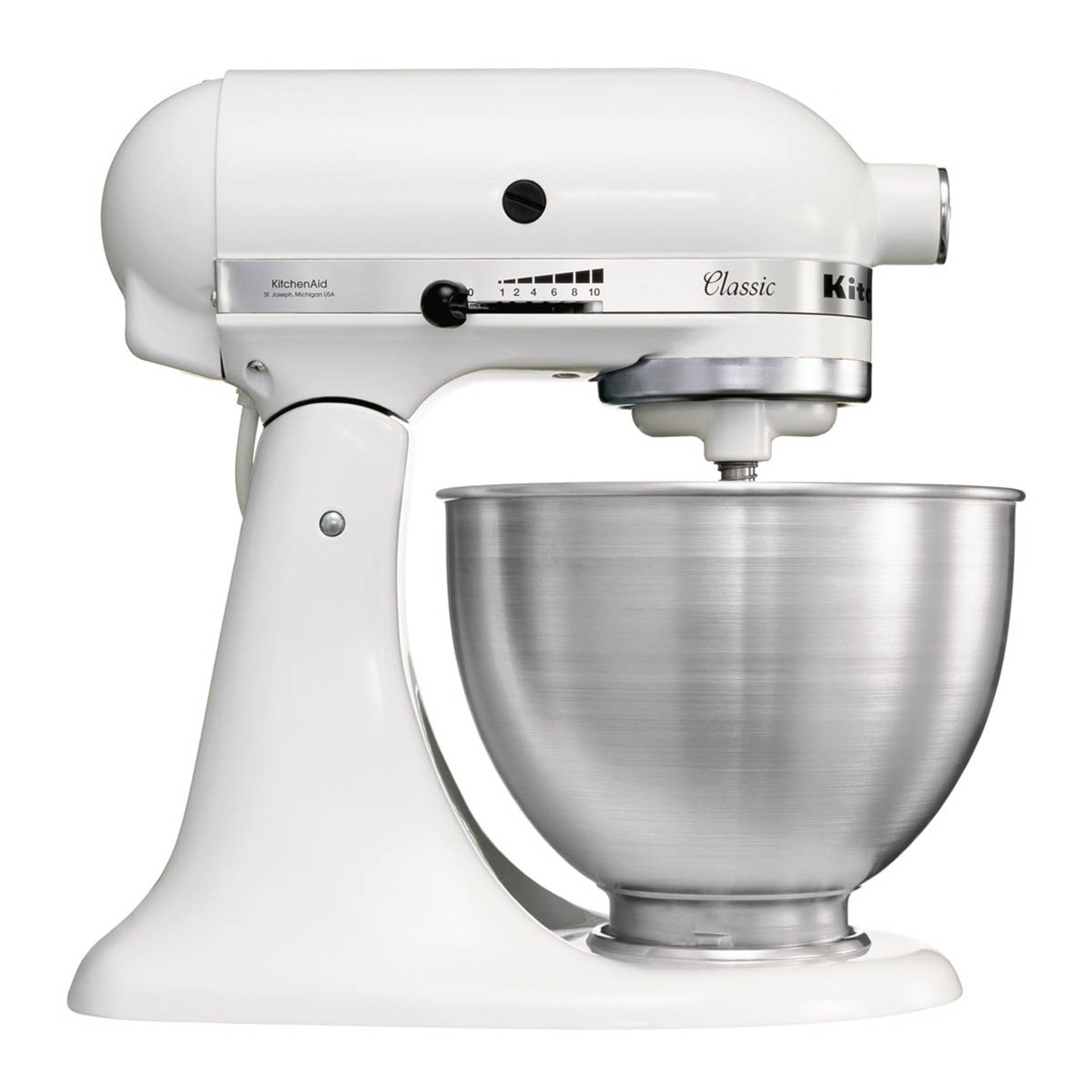 KitchenAid 4.8 L Heavy Duty Stand Mixer in White Energise Your Life