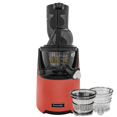 Kuvings EVO820 Wide Feed Slow Juicer with Accessory Pack in Red