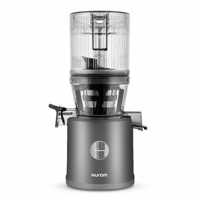 Hurom H80ST Pure Press Self-Feeding Slow Juicer in Matte Titanium Grey