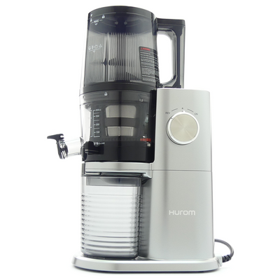 Hurom H-AI Self-Feeding Juicer in Platinum Silver