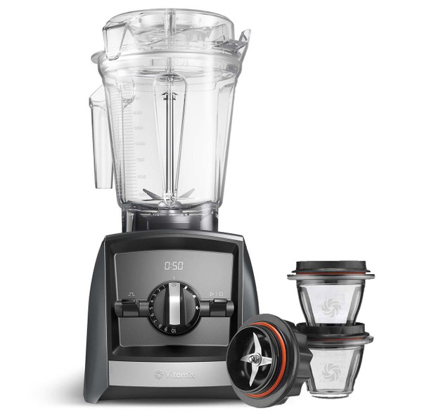 Vitamix Ascent 2500i Series Blender in Grey with 225ml Blending Bowl Starter Kit