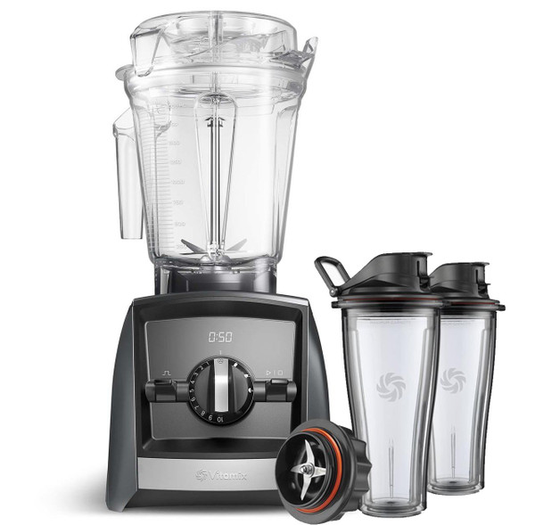 Vitamix Ascent 2500i Series Blender in Grey with 600ml Blending Cup Starter Kit