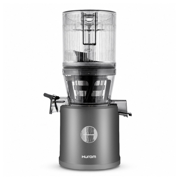 Hurom H80ST Pure Press Self-Feeding Slow Juicer in Matte Titanium Grey