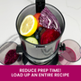 Omega Time Saving Cold Press Batch Juicer in Black