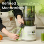 Hurom H80ST Pure Press Self-Feeding Slow Juicer in Marble