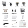Hurom H80ST Pure Press Self-Feeding Slow Juicer in Matte Black