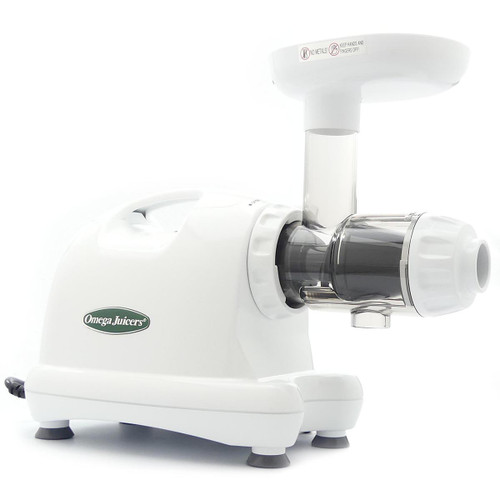 Omega 8004 Slow Juicer & Nutrition Omega Juicer 8004 White Finish Good