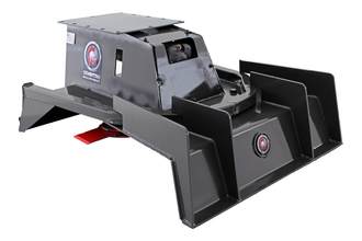 Mini Excavator Brush Cutter 36" Wide 2 Blade (10-20 gpm)