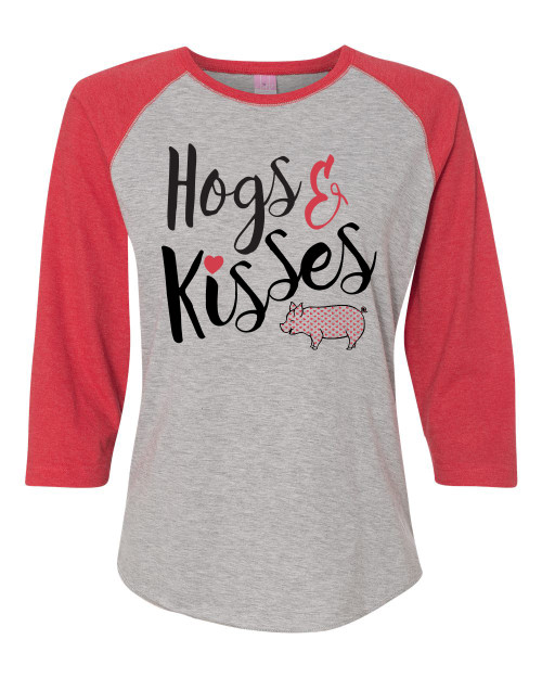 Hogs & Kisses Raglan