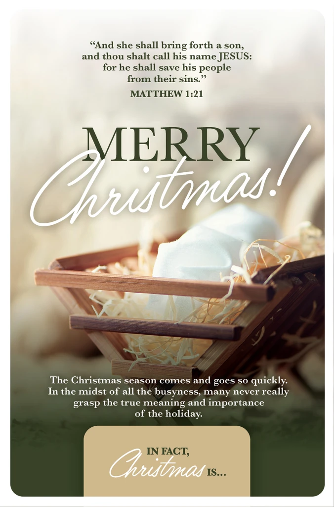 Merry Christmas Manger