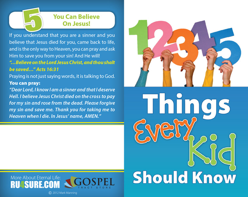 5 Things Every Kid (Numbers) PACK