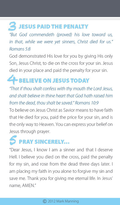 God's Simple Plan of Salvation | Gospel Tract Store