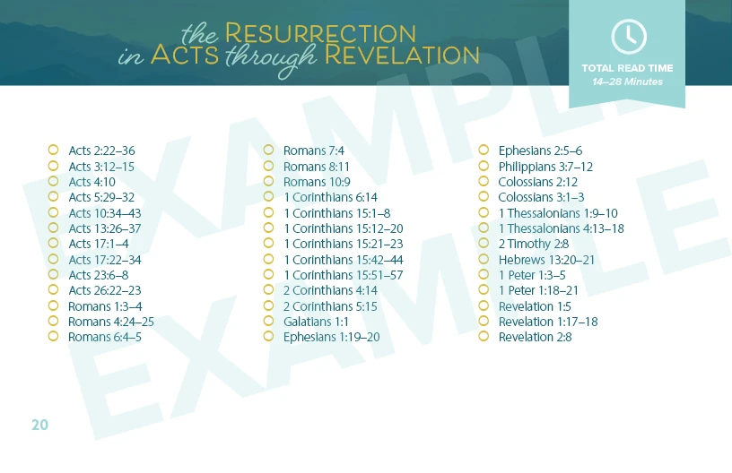 Gospel Tract The Resurrection-A Detailed Study of the Resurrection of ...
