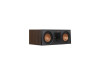 Klipsch RP-500C II Centre Speaker in Walnut without grille, angled view