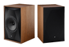  Mobile Fidelity  SourcePoint 10 Loudspeakers - Last Pair in Walnut, pair side by side without and with Grille