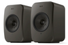 KEF LSX II LT Wireless Bookshelf Speakers in Graphite Gray, pair