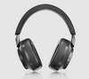 B&W Px8 Noise Cancelling Headphones in Black. Image of front
