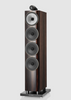 Bowers and Wilkins  702 S3 Signature Floorstanding Speaker in Datuk Gloss.  Image shows individual speaker on angle, with grille