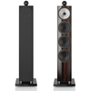 Bowers and Wilkins  702 S3 Signature Floorstanding Speakers in Datuk Gloss.  Front image shows pair, one with grille, one without grille