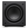 JL Audio Dominion d110 10-inch Subwoofer in Black Ash, front of unit