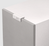 KEF Q3 Meta 2-Way Bookshelf Speakers, pair in Satin White, with grille