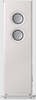 KEF LS60 Wireless Floorstanding Speakers Speakers in Mineral White.  Front of Speaker