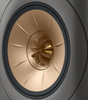 KEF LS60 Wireless Floorstanding Speakers Speakers in Titanium Grey. Closeup of Tweeter