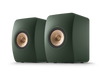 KEF LS50 Meta Passive Speaker pair in Moss Green, front