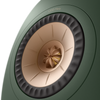 KEF LS50 Meta Passive Speakers in Moss Green, tweeter closeup