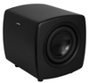 Jamo Cube Compact Powered Subwoofer, Black angled